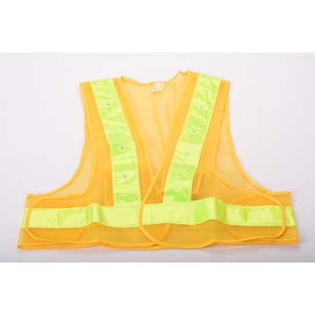 Maxsa Innovations Reflective Safety Vest with 16 LED Lights Medium 20029